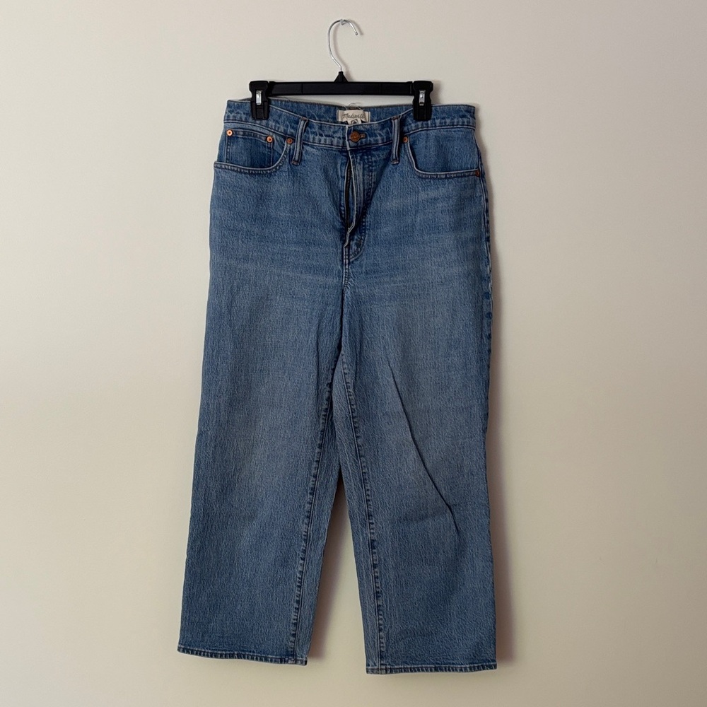 Madewell Women's Perfect Vintage Wide Leg Blue Jeans